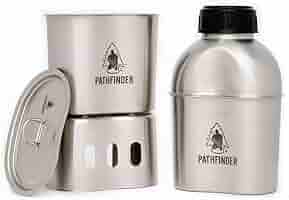 【ほぼ美品】PATHFINDER チタン製アウトドア容器4点セット ほぼ美品】PATHFINDER チタン製アウトドア容器4点セット ほぼ美